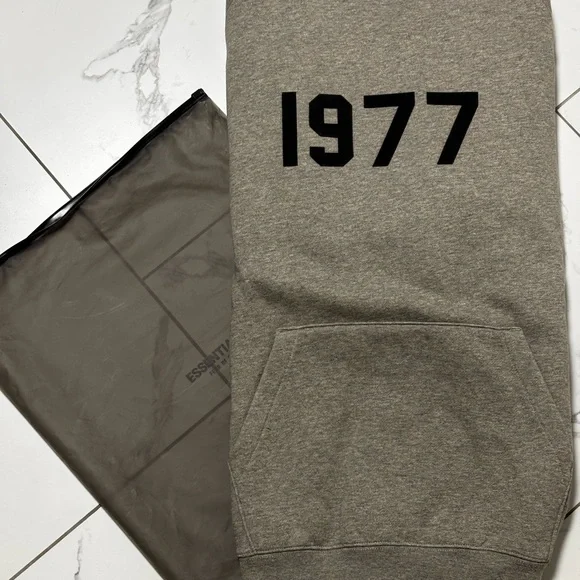 Essentials Gray Hoodie Sweater